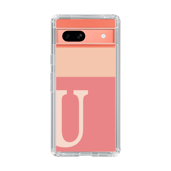 Slim Protection Case［ Original - initial two tone - U pink ］