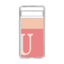Slim Protection Case［ Original - initial two tone - U pink ］