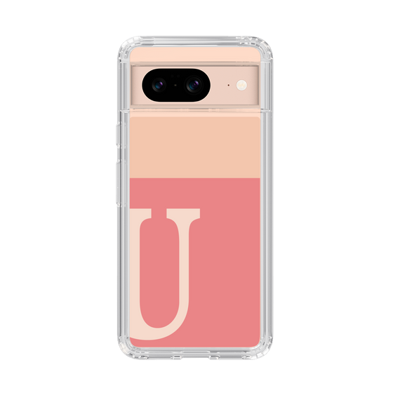 Slim Protection Case［ Original - initial two tone - U pink ］