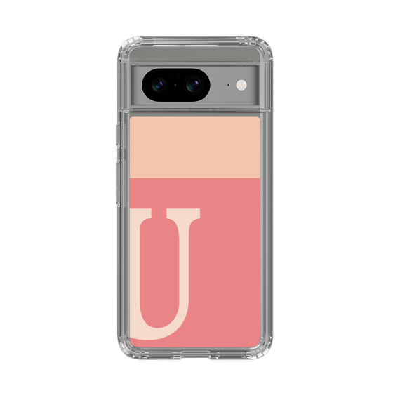 Slim Protection Case［ Original - initial two tone - U pink ］