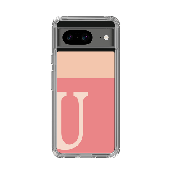 Slim Protection Case［ Original - initial two tone - U pink ］
