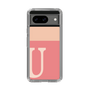 Slim Protection Case［ Original - initial two tone - U pink ］