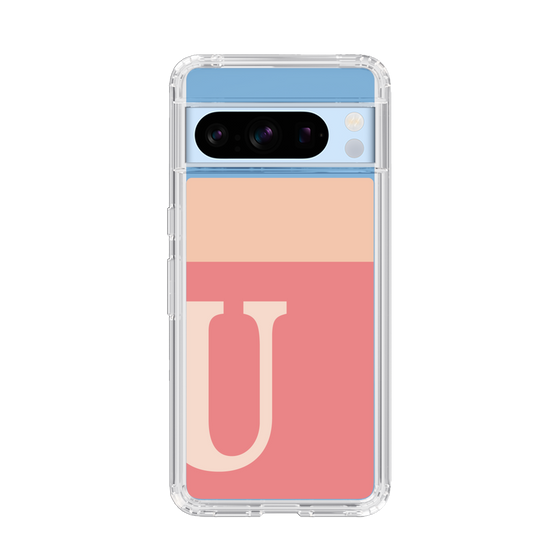 Slim Protection Case［ Original - initial two tone - U pink ］