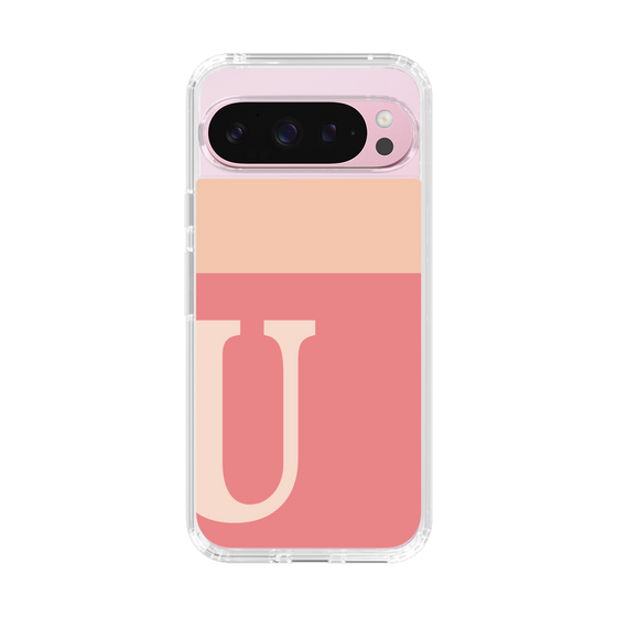 Slim Protection Case［ Original - initial two tone - U pink ］
