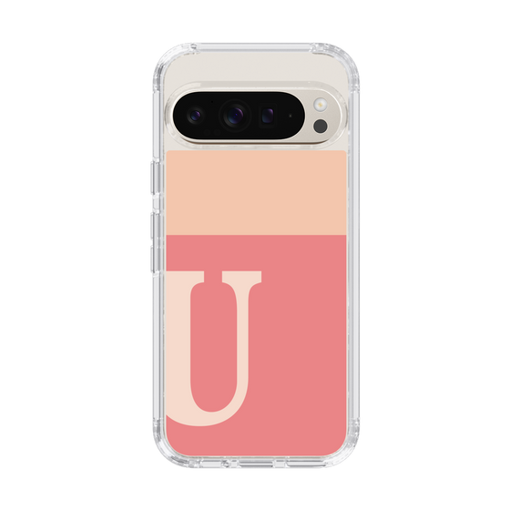 Slim Protection Case［ Original - initial two tone - U pink ］