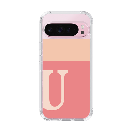 Slim Protection Case［ Original - initial two tone - U pink ］