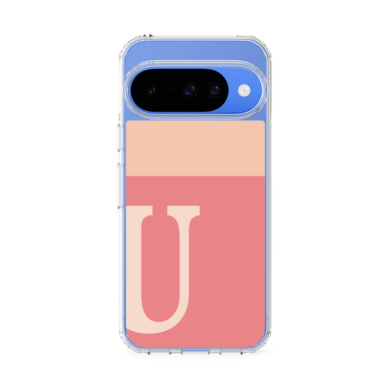 Slim Protection Case［ Original - initial two tone - U pink ］