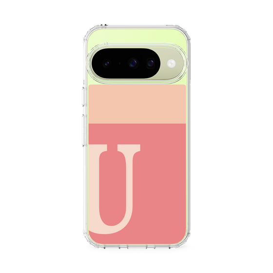 Slim Protection Case［ Original - initial two tone - U pink ］
