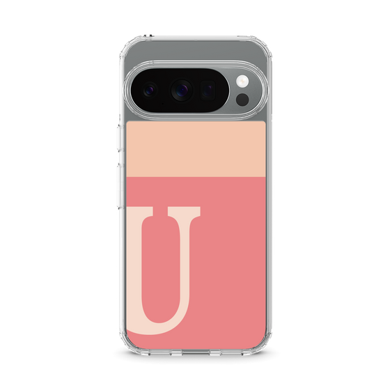 Slim Protection Case［ Original - initial two tone - U pink ］