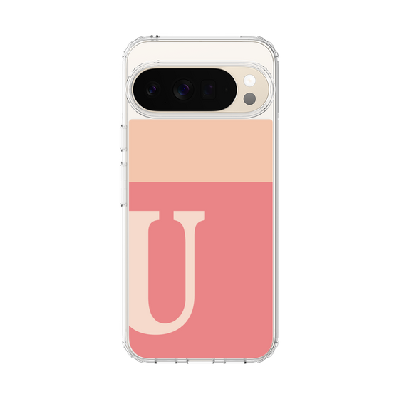Slim Protection Case［ Original - initial two tone - U pink ］