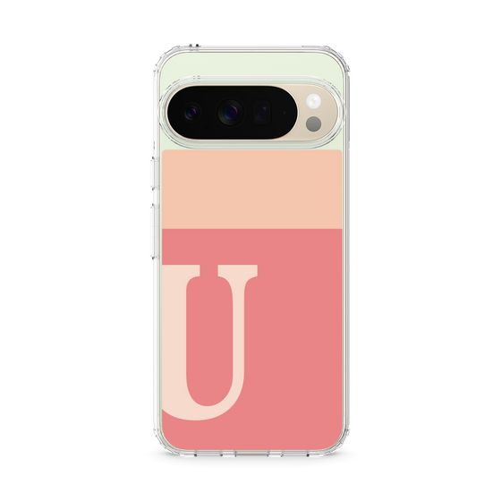 Slim Protection Case［ Original - initial two tone - U pink ］