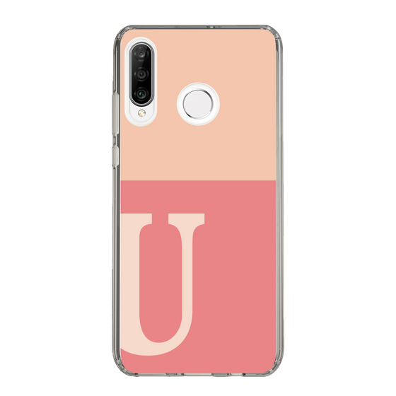 Slim Protection Case［ Original - initial two tone - U pink ］