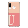 Slim Protection Case［ Original - initial two tone - U pink ］
