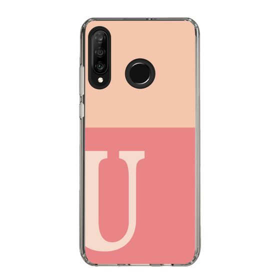 Slim Protection Case［ Original - initial two tone - U pink ］