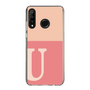 Slim Protection Case［ Original - initial two tone - U pink ］