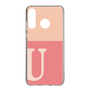 Slim Protection Case［ Original - initial two tone - U pink ］