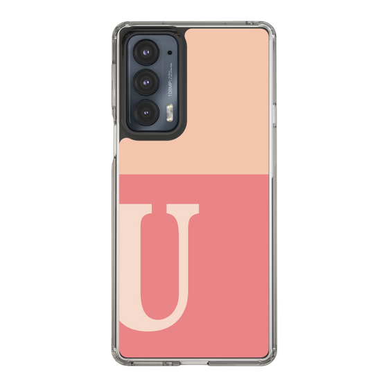 Slim Protection Case［ Original - initial two tone - U pink ］