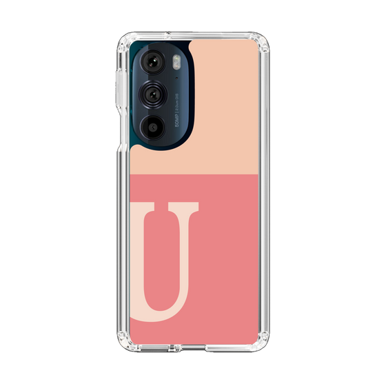 Slim Protection Case［ Original - initial two tone - U pink ］