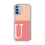 Slim Protection Case［ Original - initial two tone - U pink ］