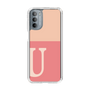 Slim Protection Case［ Original - initial two tone - U pink ］