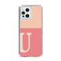 Slim Protection Case［ Original - initial two tone - U pink ］