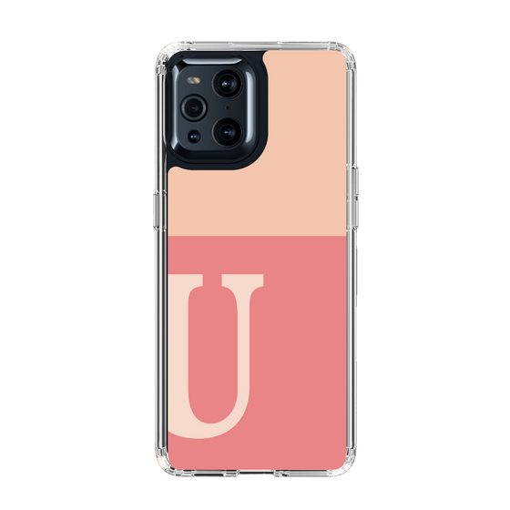 Slim Protection Case［ Original - initial two tone - U pink ］