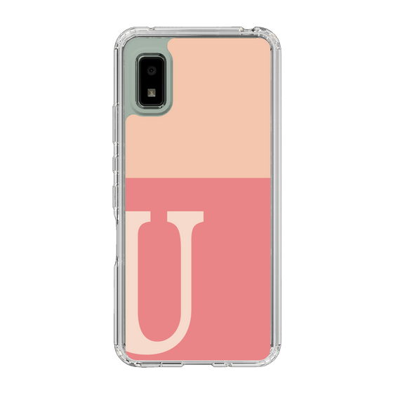 Slim Protection Case［ Original - initial two tone - U pink ］