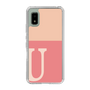 Slim Protection Case［ Original - initial two tone - U pink ］