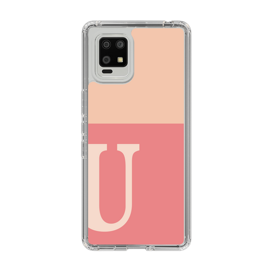 Slim Protection Case［ Original - initial two tone - U pink ］