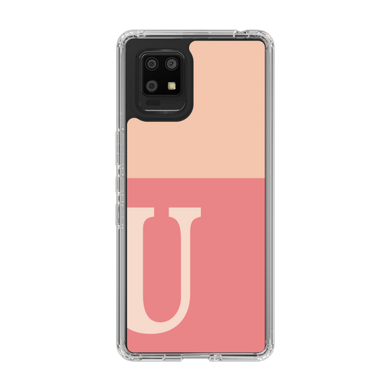 Slim Protection Case［ Original - initial two tone - U pink ］