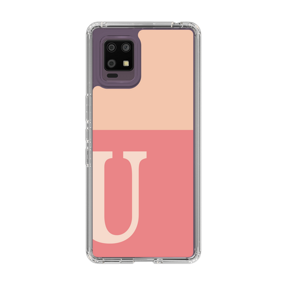 Slim Protection Case［ Original - initial two tone - U pink ］