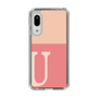 Slim Protection Case［ Original - initial two tone - U pink ］