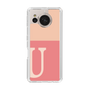 Slim Protection Case［ Original - initial two tone - U pink ］