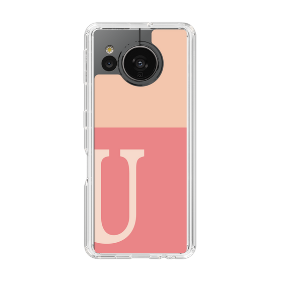 Slim Protection Case［ Original - initial two tone - U pink ］