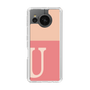 Slim Protection Case［ Original - initial two tone - U pink ］