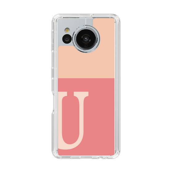 Slim Protection Case［ Original - initial two tone - U pink ］