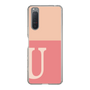 Slim Protection Case［ Original - initial two tone - U pink ］