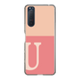 Slim Protection Case［ Original - initial two tone - U pink ］