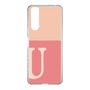 Slim Protection Case［ Original - initial two tone - U pink ］