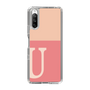Slim Protection Case［ Original - initial two tone - U pink ］
