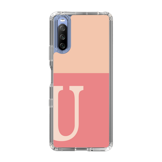 Slim Protection Case［ Original - initial two tone - U pink ］