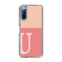 Slim Protection Case［ Original - initial two tone - U pink ］