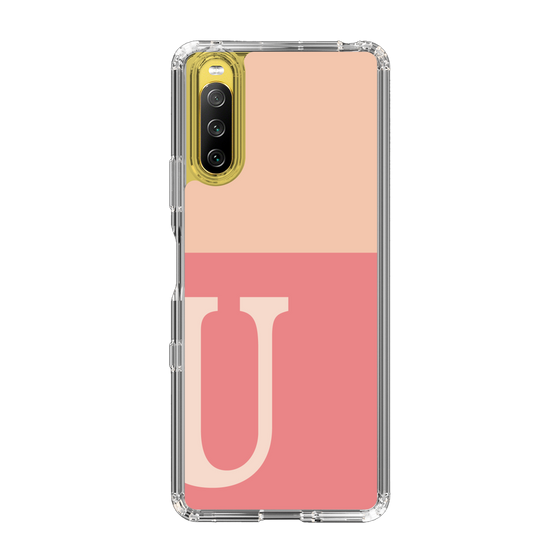 Slim Protection Case［ Original - initial two tone - U pink ］