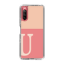 Slim Protection Case［ Original - initial two tone - U pink ］