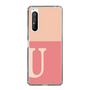 Slim Protection Case［ Original - initial two tone - U pink ］