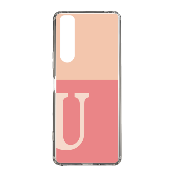 Slim Protection Case［ Original - initial two tone - U pink ］