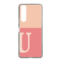 Slim Protection Case［ Original - initial two tone - U pink ］