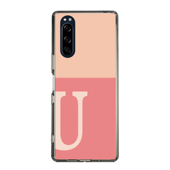 Slim Protection Case［ Original - initial two tone - U pink ］