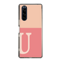 Slim Protection Case［ Original - initial two tone - U pink ］