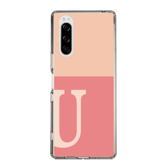 Slim Protection Case［ Original - initial two tone - U pink ］